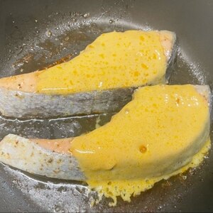 鮭のチーズ焼き